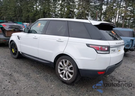 2016 Land Rover Range Rover Sport 3.0L V6 Supercharged Hse z USA, uszkodzony, nr VIN SALWR2VF0GA584812